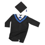 Yardenfun Çocuklar Mezuniyet Elbisesi Çocuk Mezuniyet Cübbesi Anaokulu Mezuniyet Şapkası Çocuk Mezuniyet Kap Elbise Anaokulu Mezuniyet Kepi Cübbesi Mat Okul Öncesi Küçük Şapka Oğlan