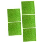 Yardenfun Gerçekçi 15x15cm Yapay Yosun Çim Peyzaj Dekorasyonu Için Plastik Çim Yeşil
