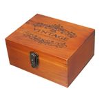 Yardenfun Kutu Kilitli Saklama Kutusu Çocuklar Retro Için Depolamak Antik Ile Hazine Dekorasyon Kapaklı Hatıra Sandığı Mücevher Organizatörü Ahşap Takı Tutucu Çinko Alaşım