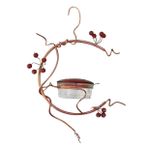 Yardenfun Metal Kuş Besleyici Yabani Kuş Besleme Istasyonu Ayarlanabilir Kuş Besleyici Kuş Kafesi Mama Besleyici Asılı Yabani Kuş Besleyici Asılı Kuş Evi Yırtıcı Kuş Süs Ütü Papağan