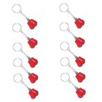 Yardwe 10 Adet Pvc Boks Eldiveni Anahtarlık Bileklik Askısı Boks Sporları Charm Atletik Eğitim Anahtarlık Spor Anahtarlık Çanta Dekoratif Kolye