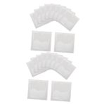 Yardwe 20 Yapışkanlı yumuşak plastik etiket kartvizit tutucu kart sahibi şeffaf çanta şeffaf poşet Şeffaf kartlık malzeme kartı cepleri yeniden kullanılabilir dizin kartı cepleri pvc