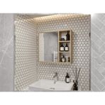 Yare Aynalı Lefkas Banyo Dolabı 65'