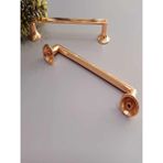 Yaren Metal Toro Mat Rose Mobilya Kulpları 128 mm (12 Cm)- 1 Adet