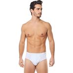 Yaren Tuhafiye 34501 Beyaz 12 Adet Mevsim Erkek Büyük Beden Penye Slip Külot