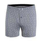 Yaren Tuhafiye 43 6 Adet Yıldız Taşma Lastik Desenli Penye Erkek Boxer Şort