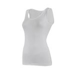 Yaren Tuhafiye 6 Adet Beyaz 2175 Yıldız Bayan Likralı Geniş Askılı Atlet
