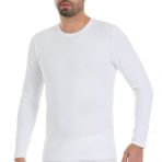 Yaren Tuhafiye Fanila Beyaz 85 6 Adet Yıldız Erkek Likralı Uzun Kollu T-Shirt