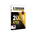 Yargı 2023 KPSS Eğitim Bilimleri Tamamı Çözümlü Son Çıkış 5 Deneme Sınavı
