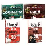 Yargı 2026 Kpss Coğrafya Harita Tablo Ve Grafiklerle +5 Deneme & Yargı Kpss Tarih Akılda Kalan Pratik Tablo Ve Şemalarla & Dizgi Kitap Kpss Coğrafya-Tarih Deneme Seti