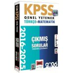Yargı 2026 Kpss Genel Yetenek Türkçe-Matematik Çıkmış Sorular 2016-2025 Çözümlü Yargı Yayınları