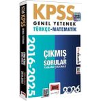 Yargı 2026 Kpss Genel Yetenek Türkçe-Matematik Çıkmış Sorular 2016-2025 Çözümlü
