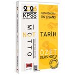 Yargı 2026 KPSS Lise Ortaöğretim Ön Lisans Tarih Motto Özet Ders Notu 9786253708061 Yargı Yayınları