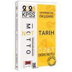 Yargı 2026 Kpss Lise Ortaöğretim Ön Lisans Tarih Motto Özet Ders Notu Yargı Yayınları