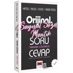 Yargı 2026 Kpss Meb-Ags Ales Dgs Sayısal Sözel Mantık Soru Cevap Kitabı Çözümlü Yargı Yayın