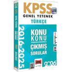 Yargı 2026 Kpss Türkçe Çıkmış Sorular 2016-2025 Konu Konu Çözümlü Yargı Yayınları