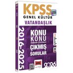 Yargı 2026 Kpss Vatandaşlık Çıkmış Sorular 2016-2025 Konu Konu Çözümlü Yargı Yayınları