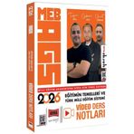 Yargı 2026 MEB-AGS Eğitimin Temelleri ve Türk Milli Eğitim Sistemi Video Ders Notları - Tufan Genç Y 9786253706852 Yargı Yayınları
