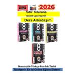 Yargı 2026 Sıfır Tölerans 8.Sınıf Lgs Hazırlık Ana Dersler(M-T-F-İ)4 Kitap Soru Bankası Seti+Kalem
