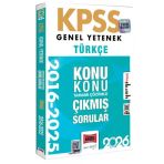 Yargı Kpss Türkçe Konu Konu Çıkmış Sorular