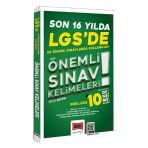 Yargı Lgs De Son 16 Yılda Kullanılan Önemli İngilizce Sınav Kelimeleri (10 Deneme İlaveli) Yargı Yayınları
