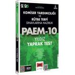 Yargı Yayıncılık Yargı Yayınları 2026 Paem Komiser Yardımcılığı ve Rütbe Terfi Sınavlarına Hazırlık Yıldız Yaprak Test