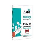 Yargı Yayınevi 2021 ÖABT Türkçe Öğretmenliği 75’te 75 Tamamı Çözümlü 10 Deneme Sınavı