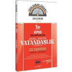 Yargı Yayınevi 2023 KPSS Asansör Serisi Vatandaşlık Tamamı Çözümlü 25 Deneme ( Güncel Bilgiler Dahil)