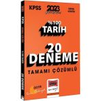 Yargı Yayınevi 2023 KPSS Tarih Tamamı Çözümlü 20 Deneme