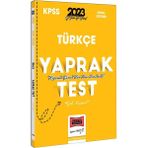 Yargı Yayınevi 2023 KPSS Türkçe Çek Kopart Yaprak Test