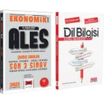 Yargı Yayınevi 2024 Ales Ekonomik Seri Çıkmış Sorular Son 3 Yıl ve Akm Dil Bilgisi Soru Bankası Seti 2 Kitap