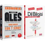 Yargı Yayınevi 2024 Ales Ekonomik Seri Çıkmış Sorular Son 7 Yıl ve Akm Dil Bilgisi Soru Bankası Seti 2 Kitap