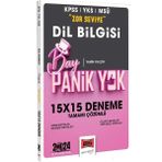 Yargı Yayınevi 2024 KPSS YKS MSÜ Bay Panik Yok Dil Bilgisi Zor Seviye Tamamı Çözümlü 15 x 15 Deneme