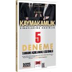 Yargı Yayınevi 2025 Kaymakamlık Sınavlarına Hazırlık Tamamı Açıklamalı Çözümlü 5 Deneme Sınavı - İrfan Ziya İbrahimgil - Tür