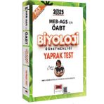 Yargı Yayınevi 2025 Meb Ags Öabt Biyoloji Öğretmenliği Yaprak Test - Tür