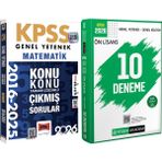 Yargı Yayınevi 2026 Kpss Matematik 2016-2026 Konu Konu Çıkmış Sorular - 2026 Kpss Ön Lisans Çözümlü 10 Deneme