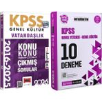 Yargı Yayınevi 2026 Kpss Vatandaşlık 2016-2026 Konu Konu Çıkmış Sorular - 2026 Kpss Ortaöğretim Çözümlü 10 Deneme