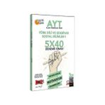 Yargı Yayınevi AYT 2021 Türk Dili ve Edebiyatı Sosyal Bilimler 1 5X40 Motivasyon Deneme Sınavı