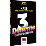 Yargı Yayınevi KPSS 2023 Genel Kültür Genel Yetenek 3 Deneme Sınavı Tamamı Çözümlü 120 Sayfa