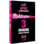 Yargı Yayınları 2020 KPSS Eğitim Bilimleri Muhteşem Tamamı Çözümlü 3 Deneme
