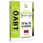 Yargı Yayınları 2022 ÖABT İlköğretim Matematik Öğretmenliği 75te 75 Tamamı Çözümlü 10 Deneme