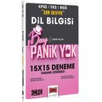 Yargı Yayınları 2024 KPSS YKS MSÜ Bay Panik Yok Dil Bilgisi Zor Seviye Tamamı Çözümlü 15x15 Deneme