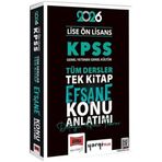 Yargı Yayınları 2026 KPSS Lise Ön Lisans Efsane Konu Anlatımlı Tek Kitap
