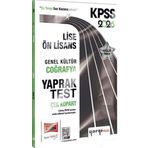 Yargı Yayınları 2026 KPSS Lise Ön Lisans Genel Kültür Coğrafya Çek Kopart Yaprak Test