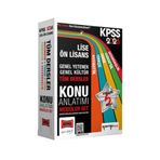 Yargı Yayınları 2026 KPSS Lise-Ön Lisans GK-GY Tüm Dersler Konu Anlatımı Modüler Set-5 Kitap-YEP YENİ