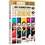 Yargı Yayınları 2026 KPSS Tüm Adaylar İçin Tamamı Çözümlü Dev Kadrodan Kazandıran 5 Deneme