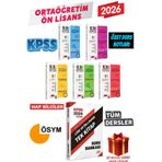 Yargı Yayınları 2026 Yargı Ortaöğretim Önlisans KPSS Tüm Dersler Ders Notu Seti+Lise Önlisans Soru Bankası+Hediye
