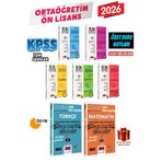 Yargı Yayınları 2026 Yargı Ortaöğretim Önlisans KPSS Tüm Dersler Ders Notu Seti+Türkçe Mat Lise Önlisans Çıkmış Soru
