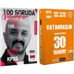 Yargı Yayınları - Genel Yetenek Genel Kültür Kitapları Yargı 100 Soruda Vatandaşlık ve Pegem KPSS Deneme Seti 2 Kitap