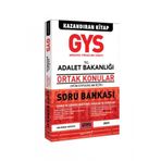 Yargı Yayınları Gys T.C. Adalet Bakanlığı Tüm Ünvanlar İçin Ortak Konular Soru Bankası